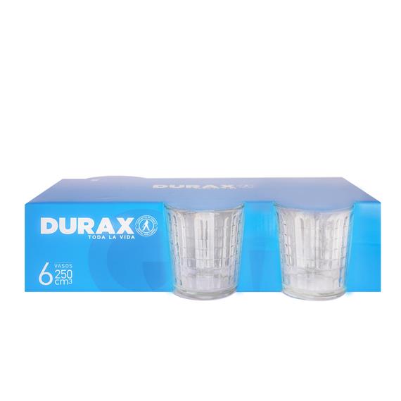 Pack x 6 Vaso Diamante 250 cc